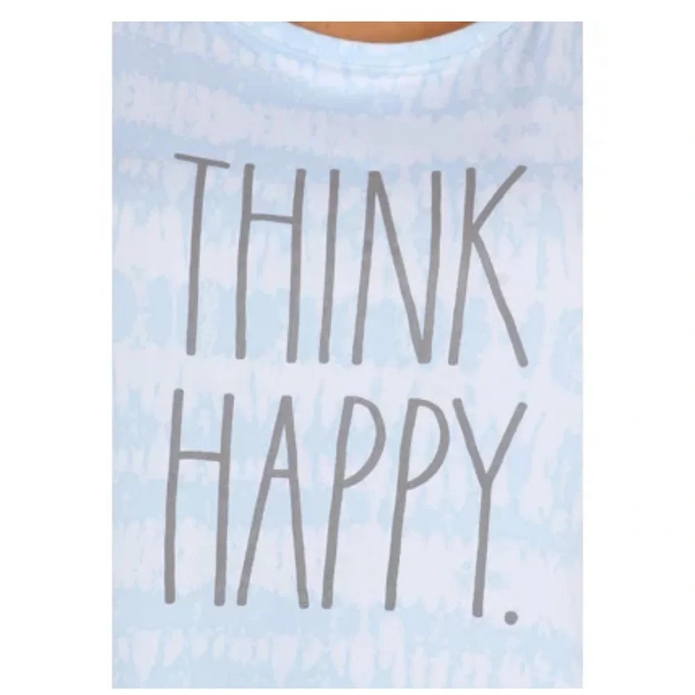 NWT Rae Dunn Tie-dye Dress “Think Happy” - Picture 6 of 12